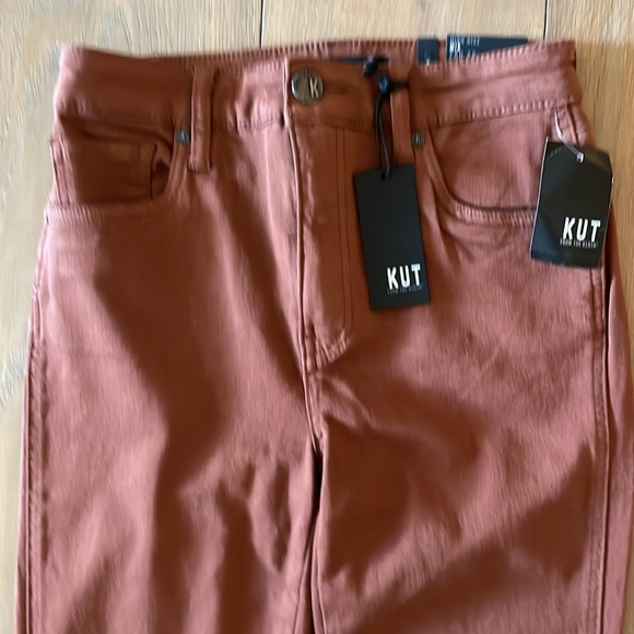 NWT KUT From the Klorh Mia HR Toothpick Skinny Jean- Clay- Size 2 - Picture 2 of 9